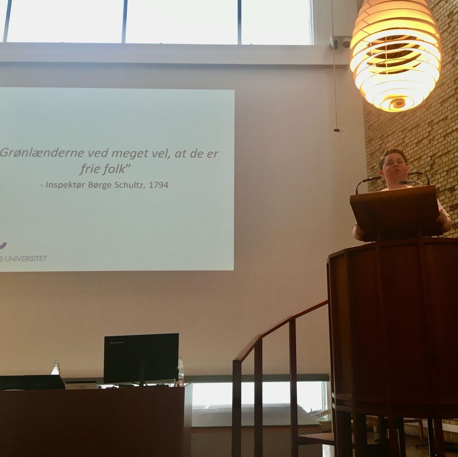 Foredrag om Grønlands historie